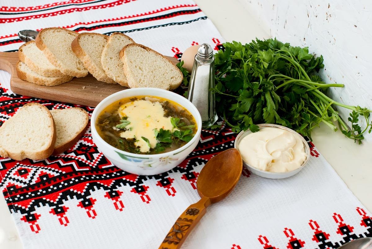Український зелений борщ