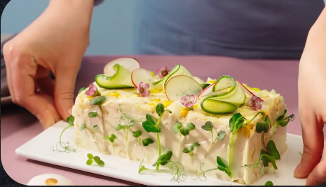 Салат з ананасом та куркою
