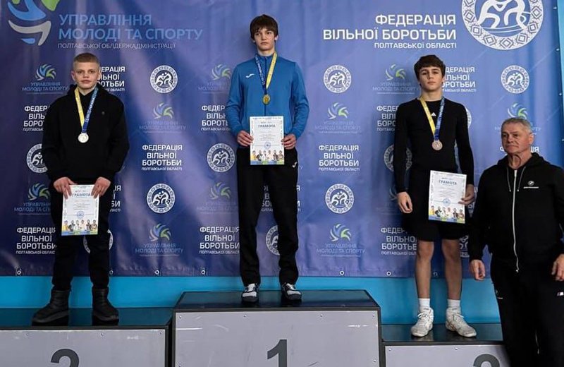 Результати Чемпіонату Полтавщини з вільної боротьби серед юніорів та юніорок