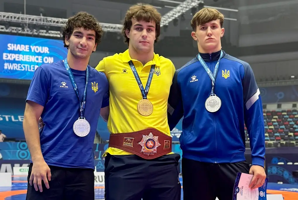 Приходько – чемпіон світу U17 з греко-римської боротьби, у Насібова і Євсєєва срібло